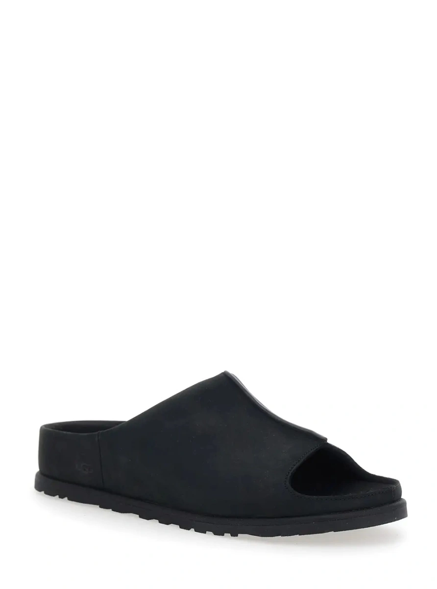 Sandale UGG negre din piele intoarsa - Img 2