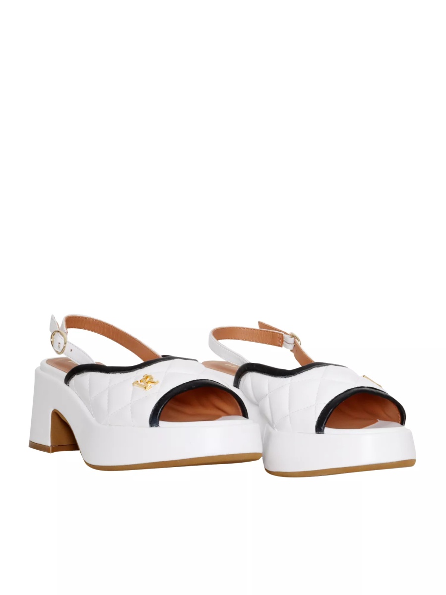 Sandale White leather sandals - Img 2