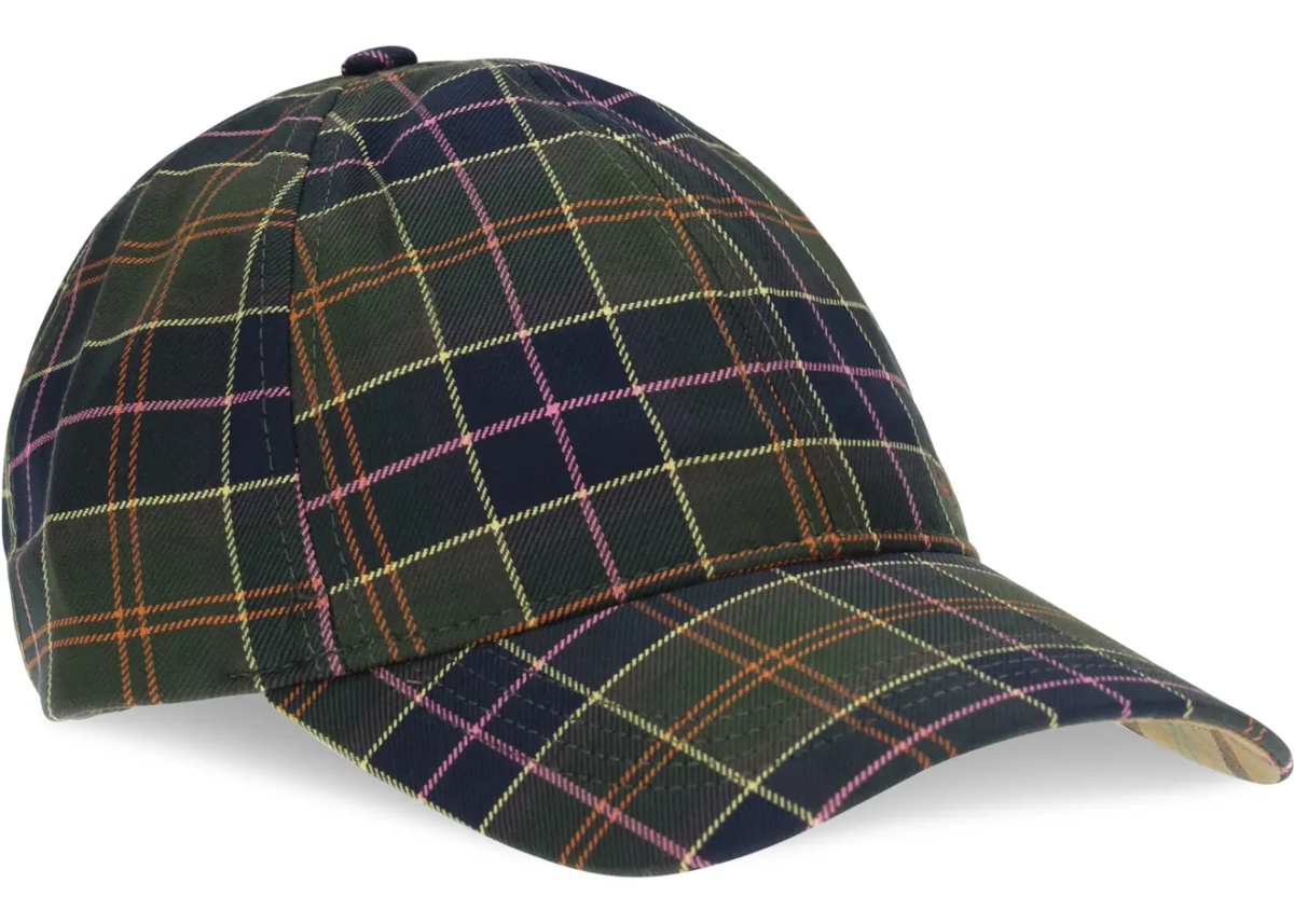 Sapca Barbour X Paul Smith Tartan Baseball Cap - Img 2
