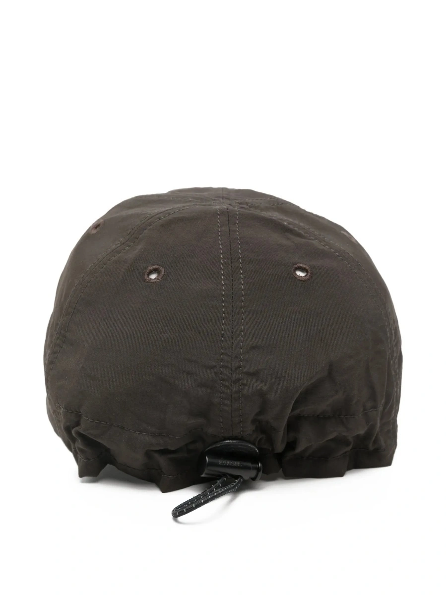 Sapca 'La Casquette Balluchon' Brown Baseball Cap with Logo Lettering on the Front and Rear Drawstring Closure in Cotton Man - Img 4