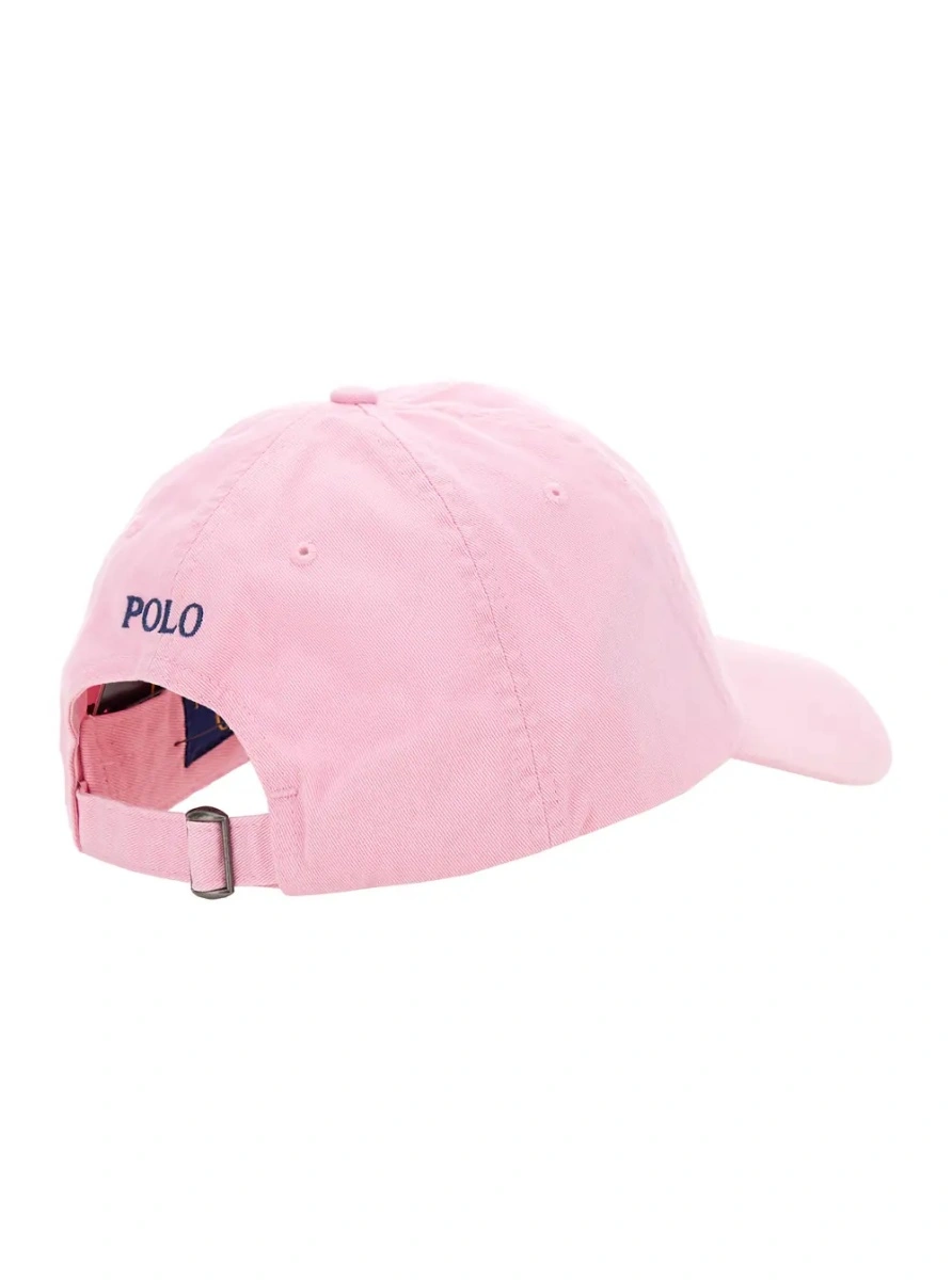 Sapca Ralph Lauren roz din bumbac - Img 2