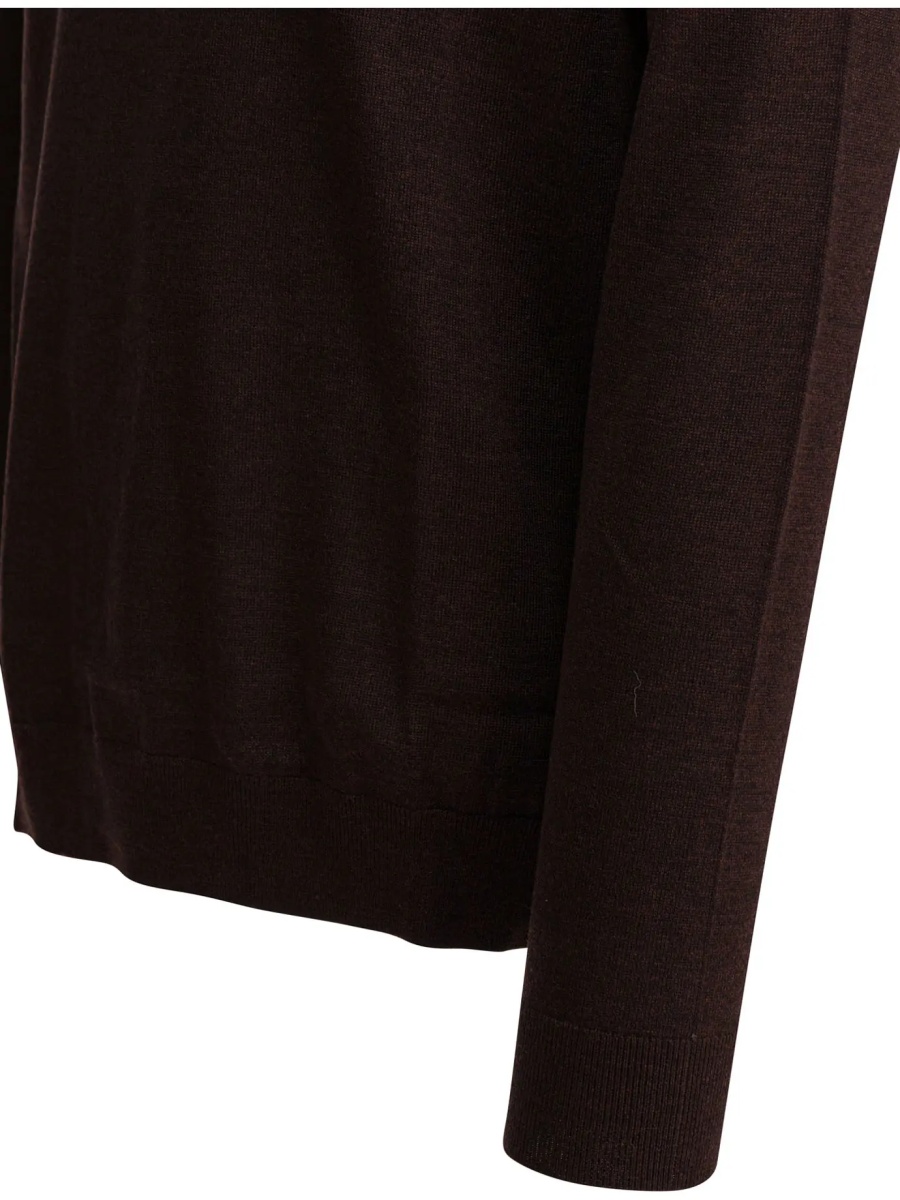"Sergio" merino wool polo sweater - Img 4