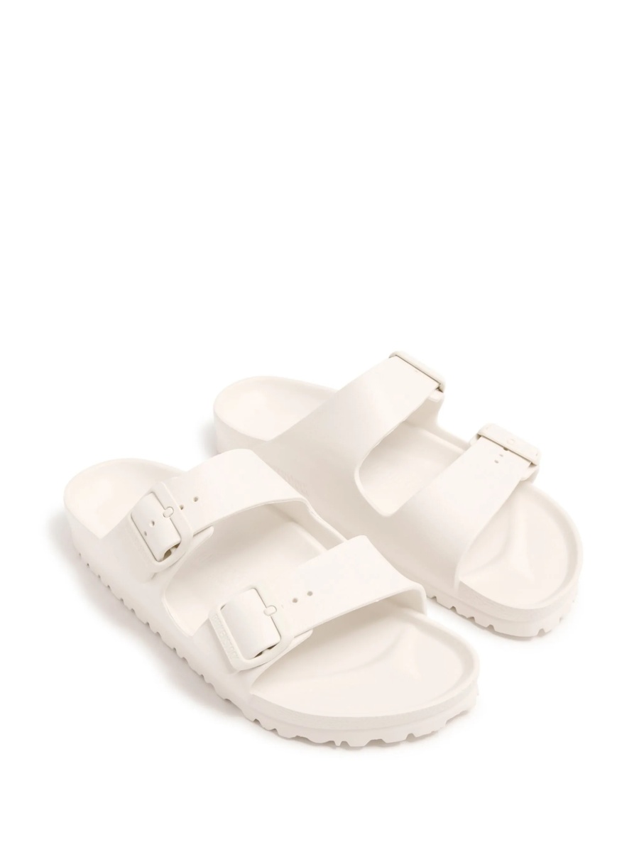 Slapi Birkenstock arizona albi din cauciuc - Img 4