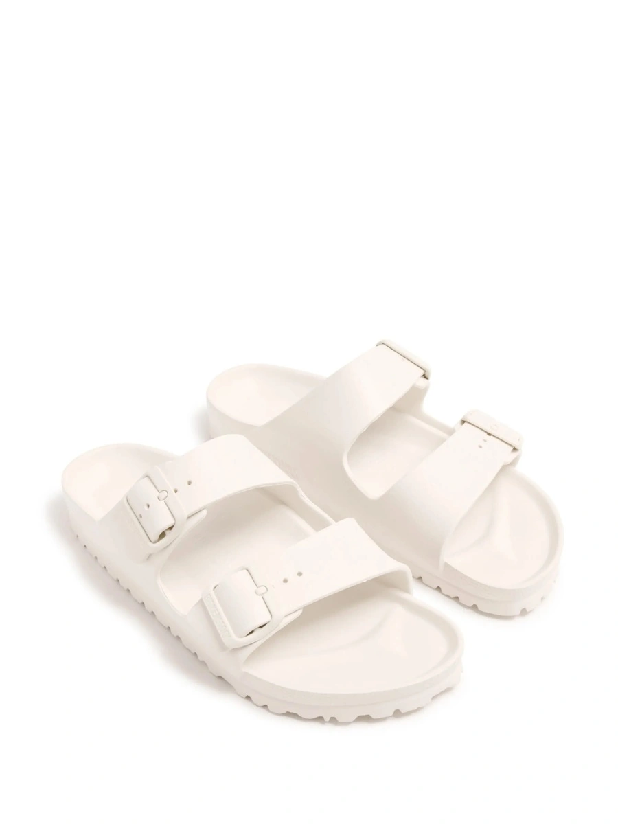 Slapi Birkenstock arizona albi din cauciuc - Img 4