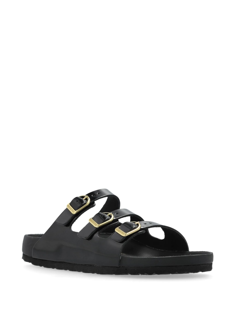 Slapi Birkenstock negri din piele - Img 2