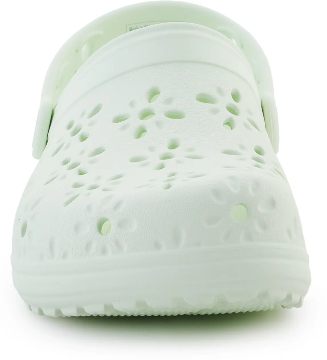 Slapi Classic Floral Cut Out Clog Jade Tint - Img 2