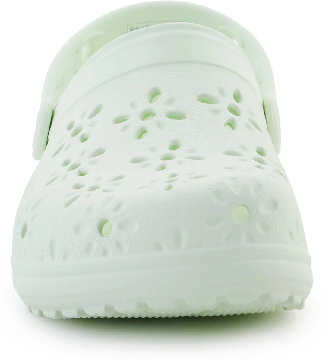 Slapi Classic Floral Cut Out Clog Jade Tint - Img 2