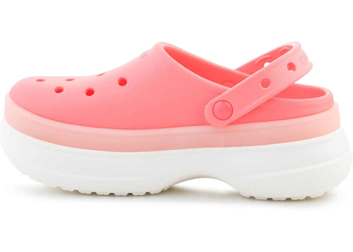 Slapi CLASSIC FROSTED STACKED CLOG GUAVA - Img 4