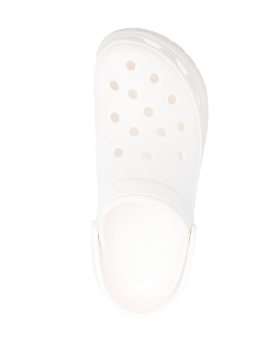 Slapi Crocs albi din poliuretan - Img 4
