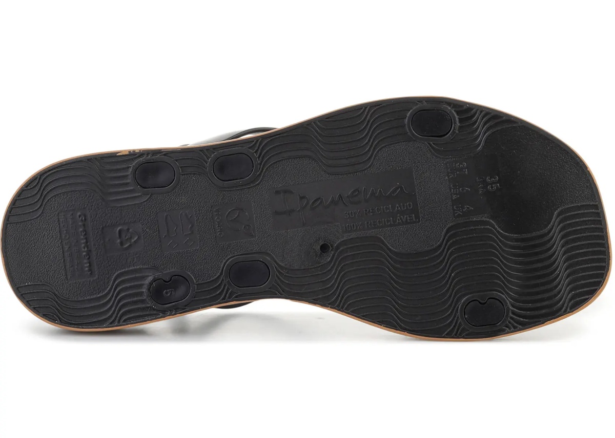 Slapi GLOW SAND AD BLACK/BLACK/GOLD - Img 5