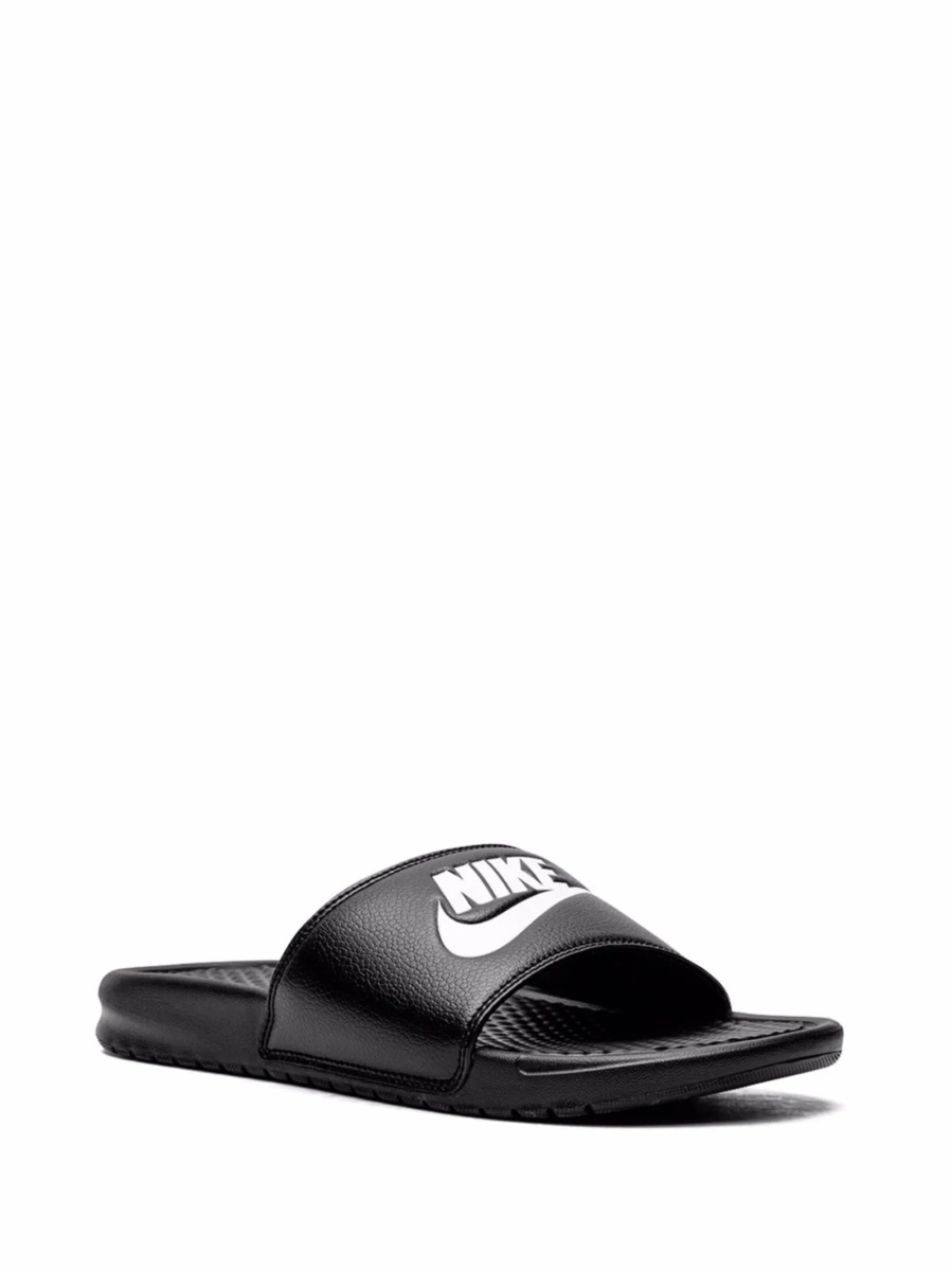 Slapi Nike negri din piele - Img 2