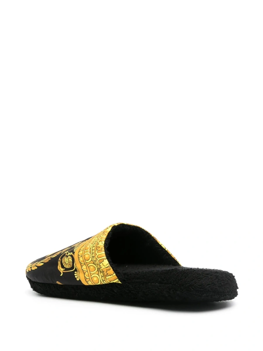 Slapi VERSACE HOME negri din bumbac si burete - Img 6