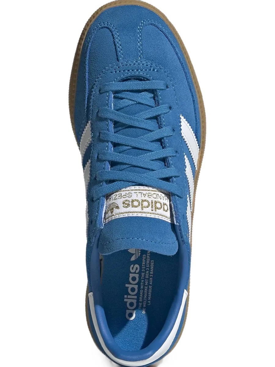 Sneakers adidas Originals albastri din material textil si piele intoarsa - Img 4