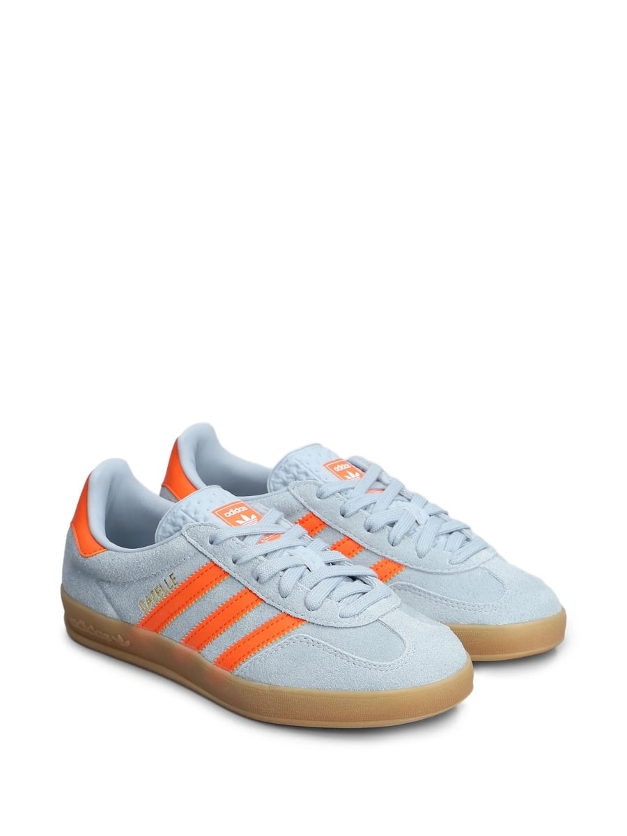 Sneakers adidas Originals albastri din piele si piele eco - Img 2