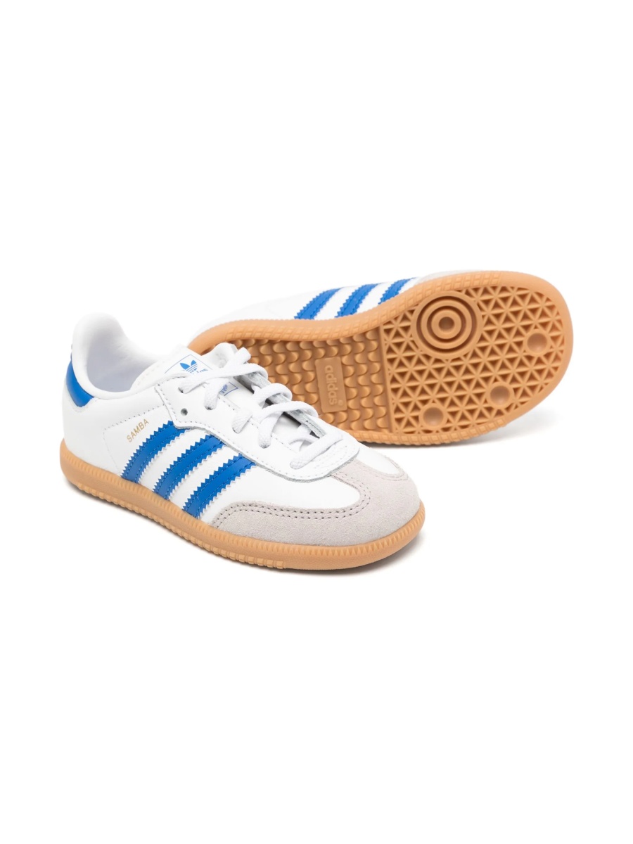 Sneakers adidas Originals albi din piele - Img 2