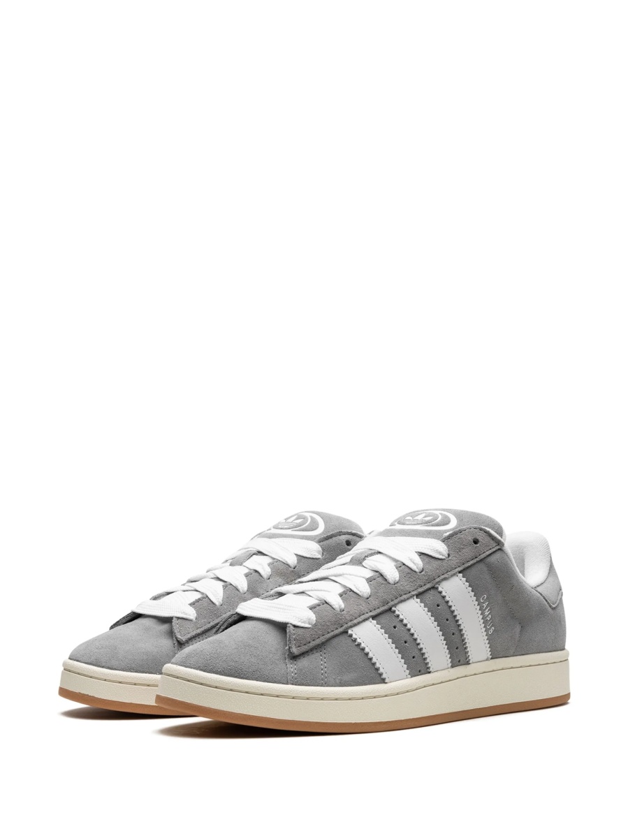 Sneakers adidas Originals gri din piele intoarsa - Img 5