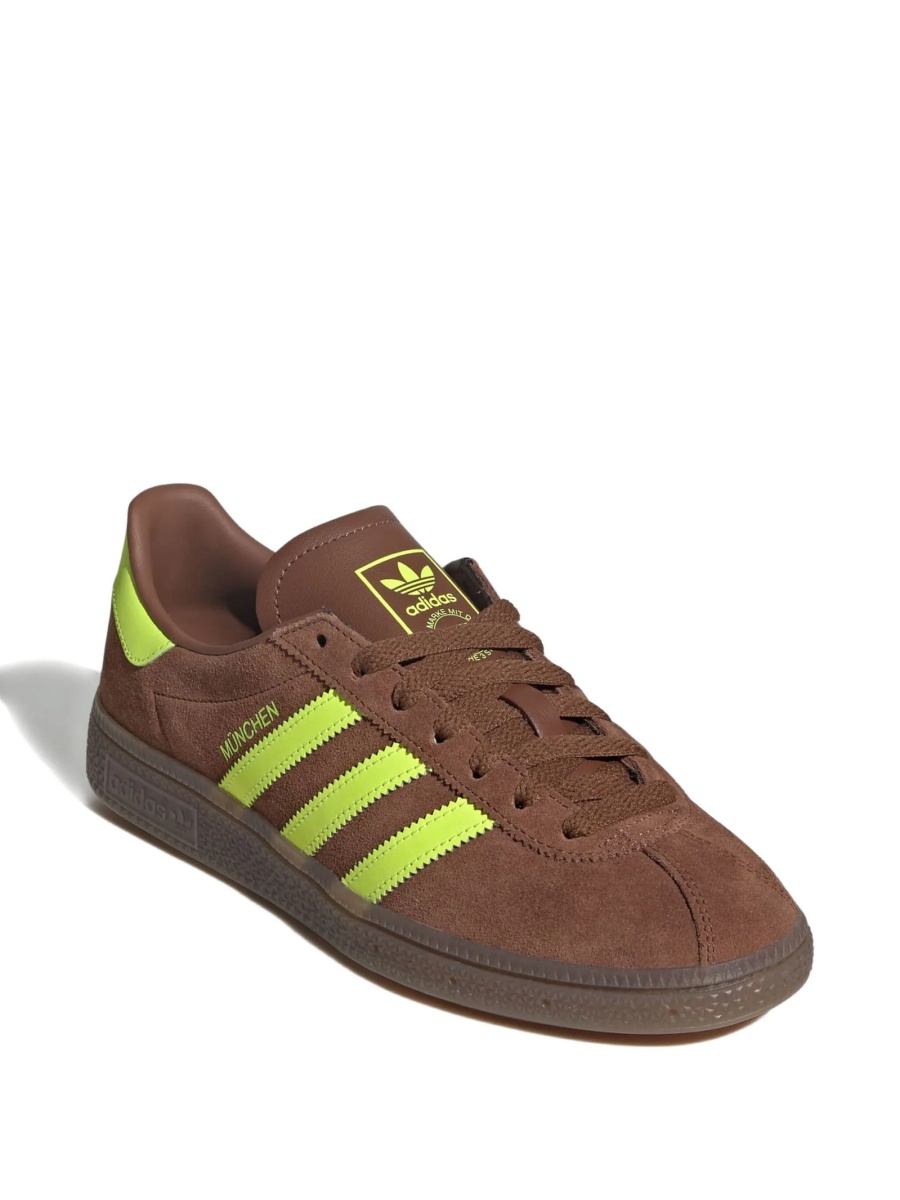 Sneakers adidas Originals maro din piele intoarsa - Img 2