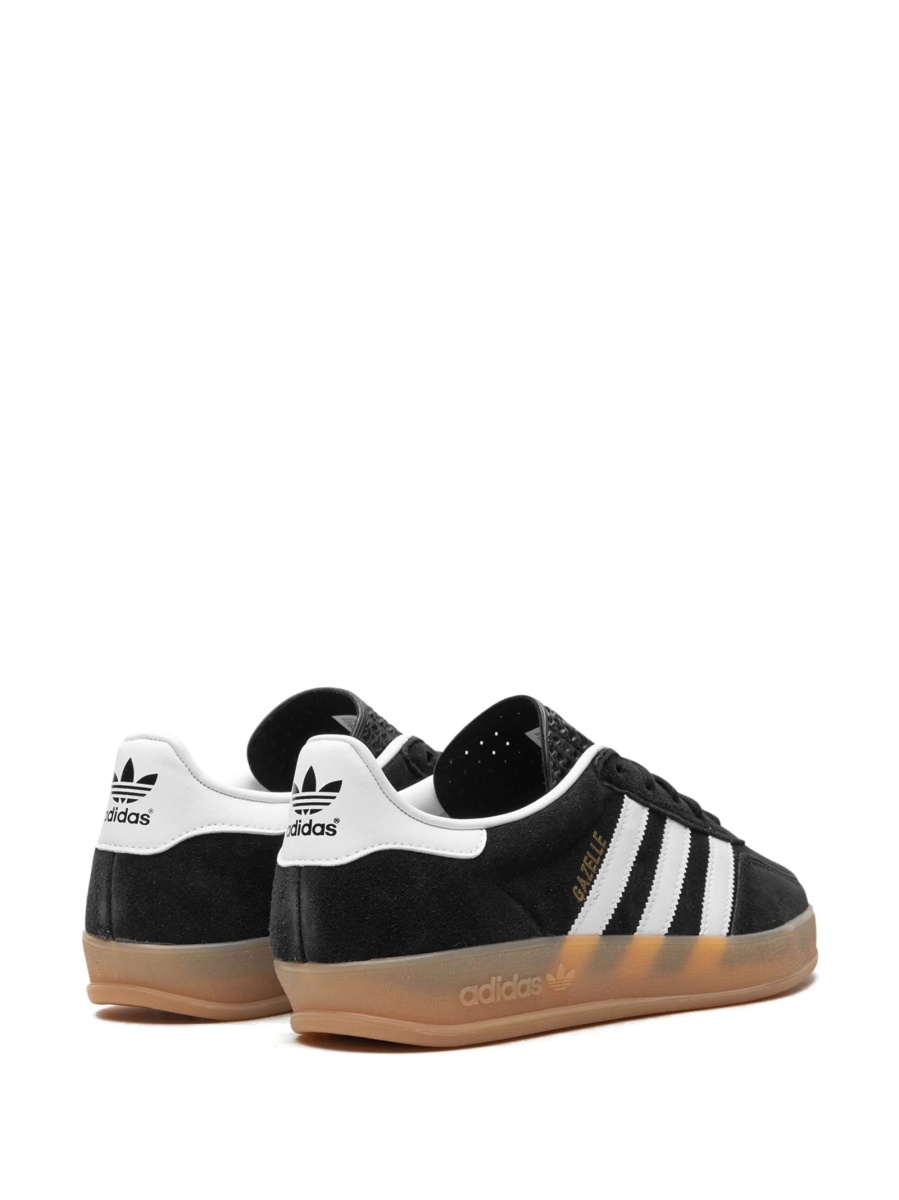 Sneakers adidas Originals negri din piele intoarsa - Img 3