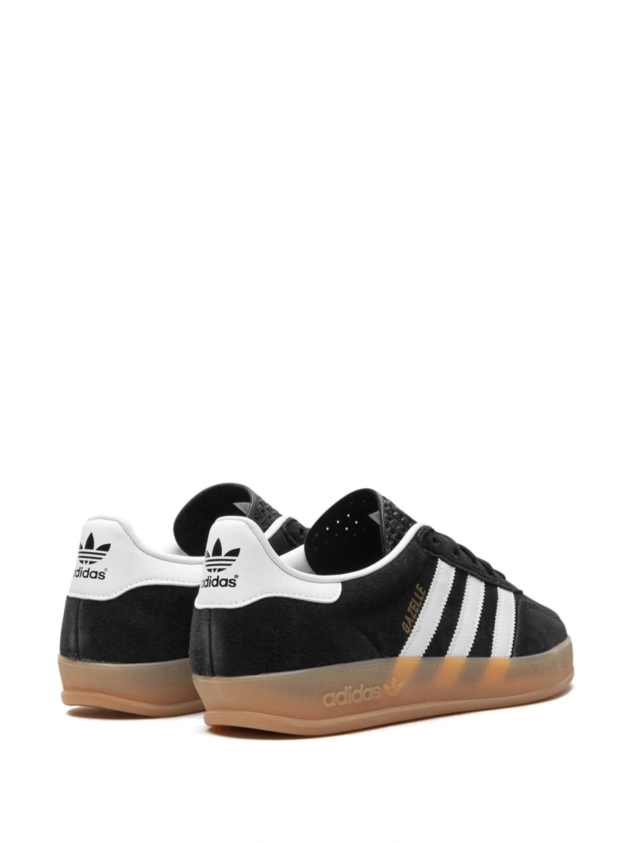 Sneakers adidas Originals negri din piele intoarsa - Img 3