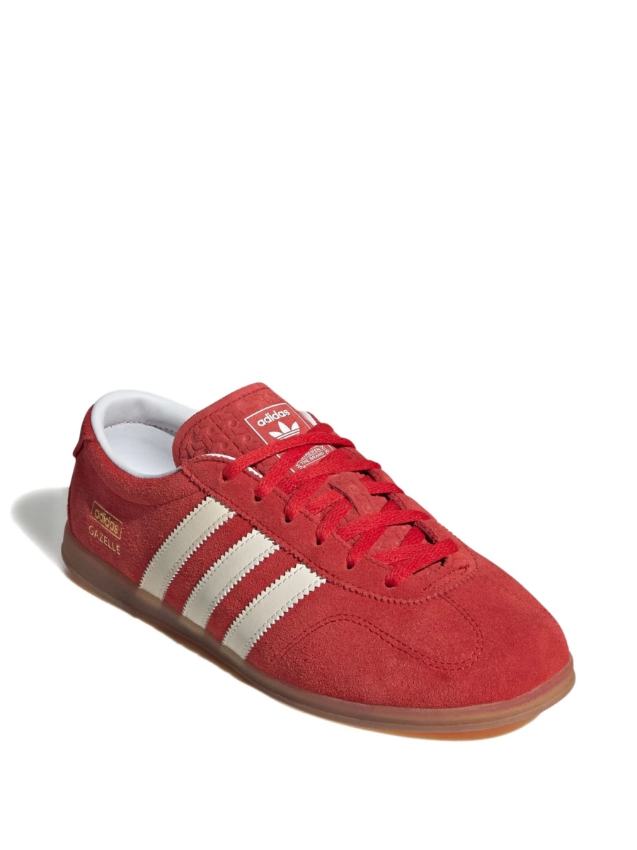 Sneakers adidas Originals rosii din piele intoarsa - Img 2