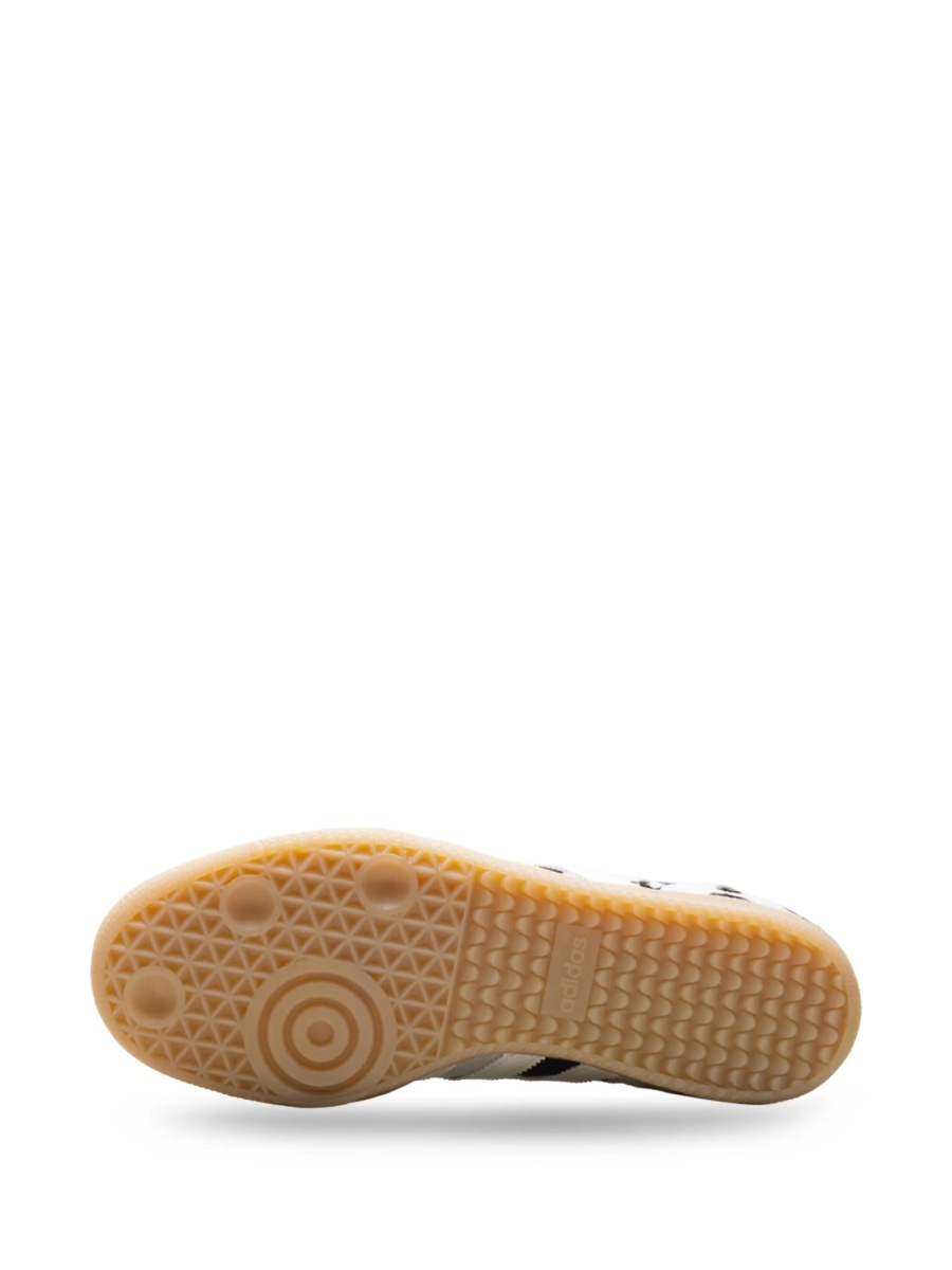 Sneakers adidas Originals samba albi din par de vitel si piele - Img 4