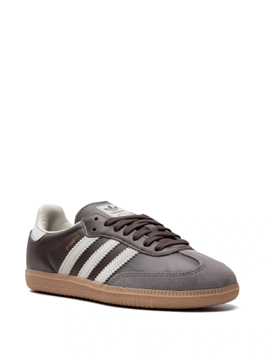 Sneakers adidas Originals samba maro din piele si piele intoarsa - Img 2