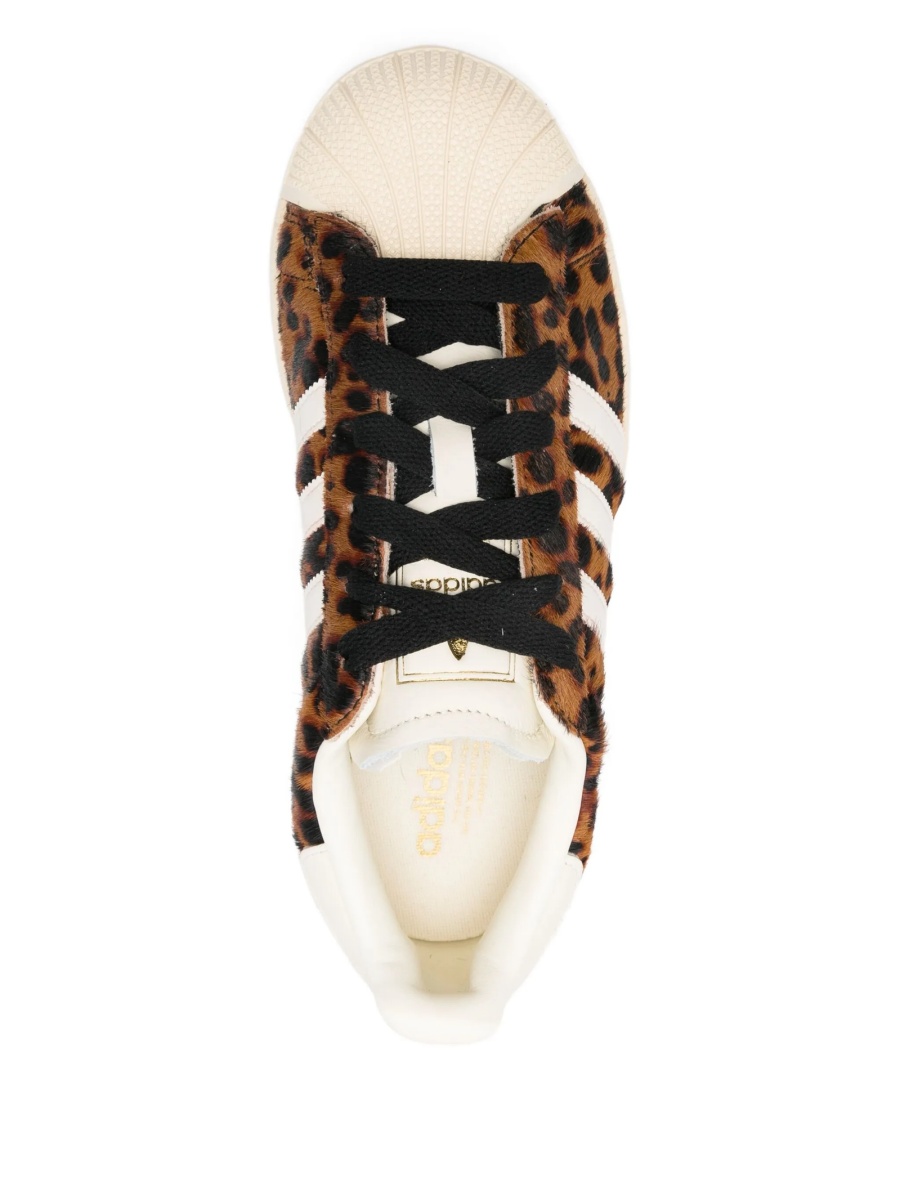 Sneakers adidas Originals superstar maro din material textil - Img 4