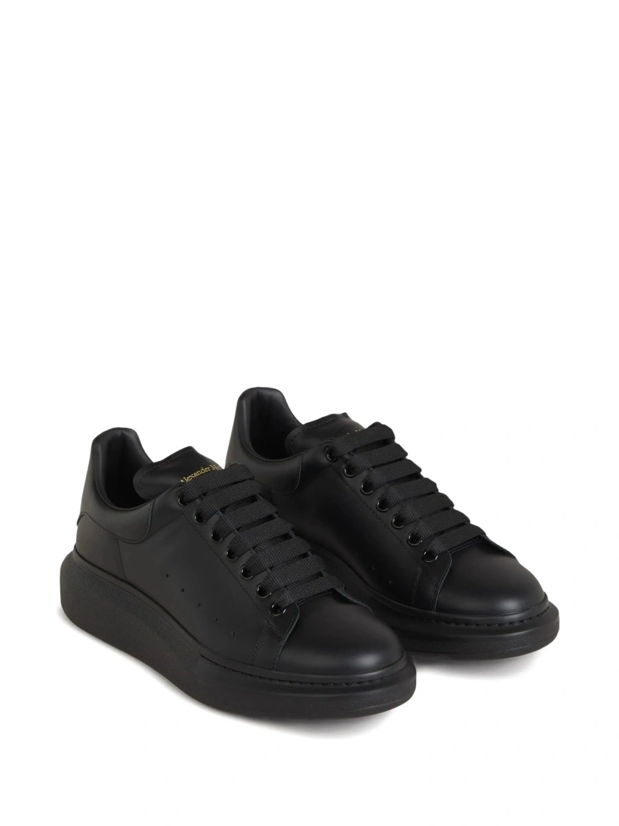 Sneakers Alexander McQueen negri din piele - Img 4