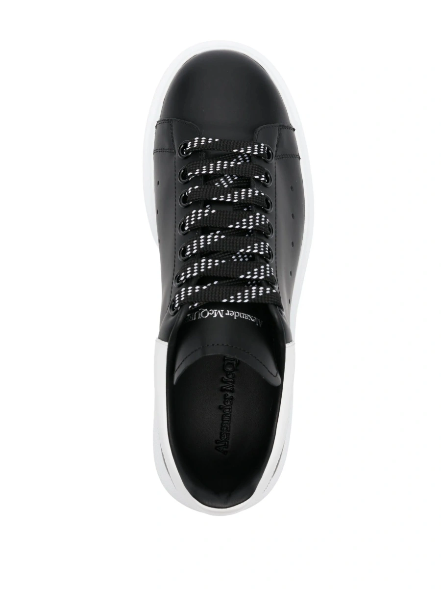 Sneakers Alexander McQueen negri din piele - Img 4