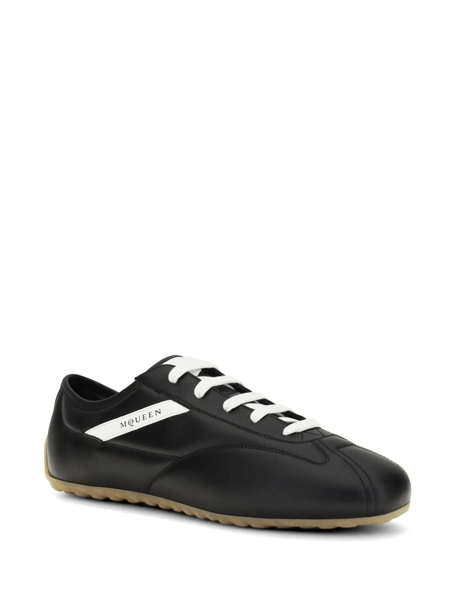 Sneakers Alexander McQueen negri din piele - Img 5