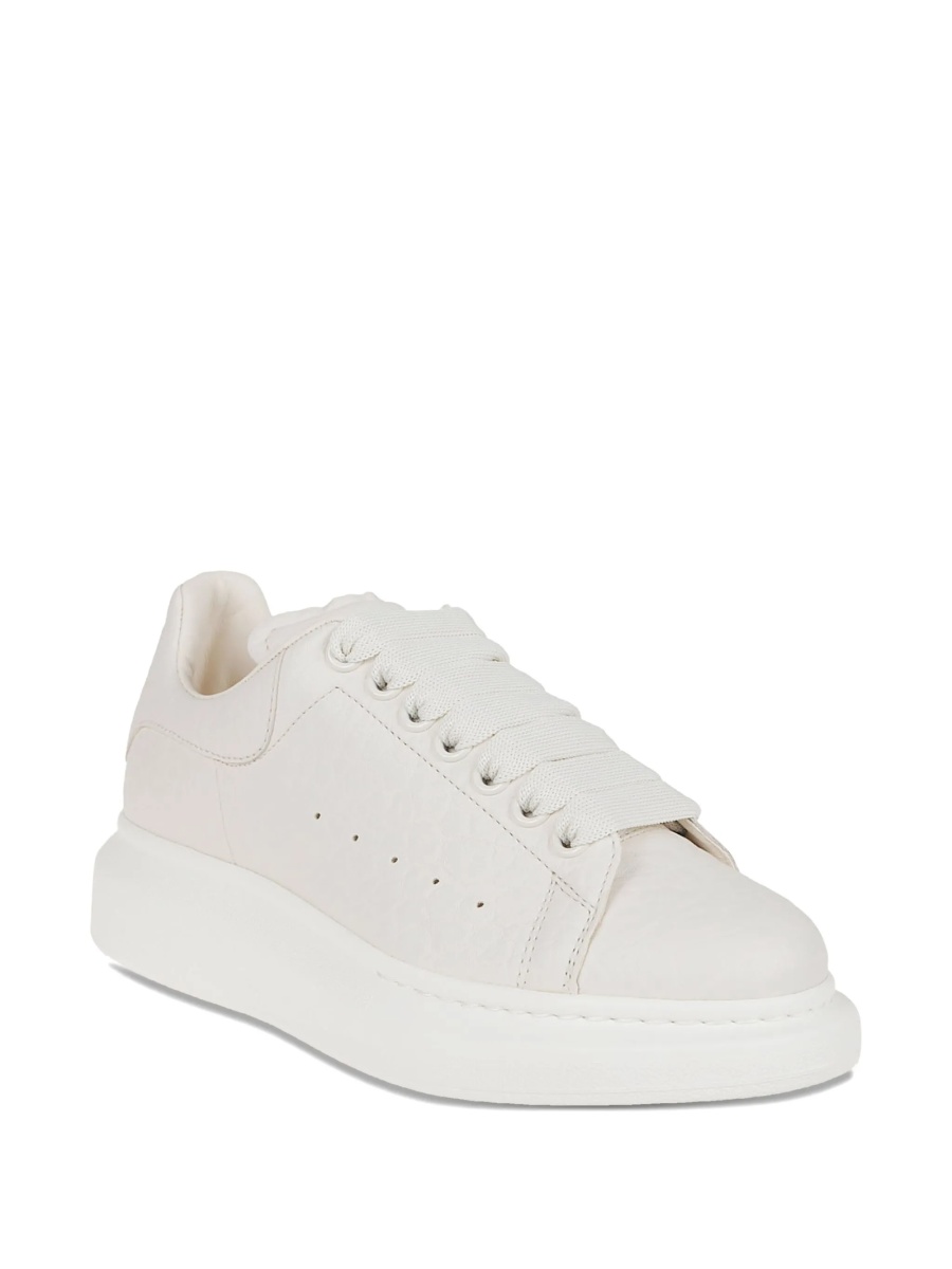 Sneakers Alexander McQueen neutri din piele - Img 2