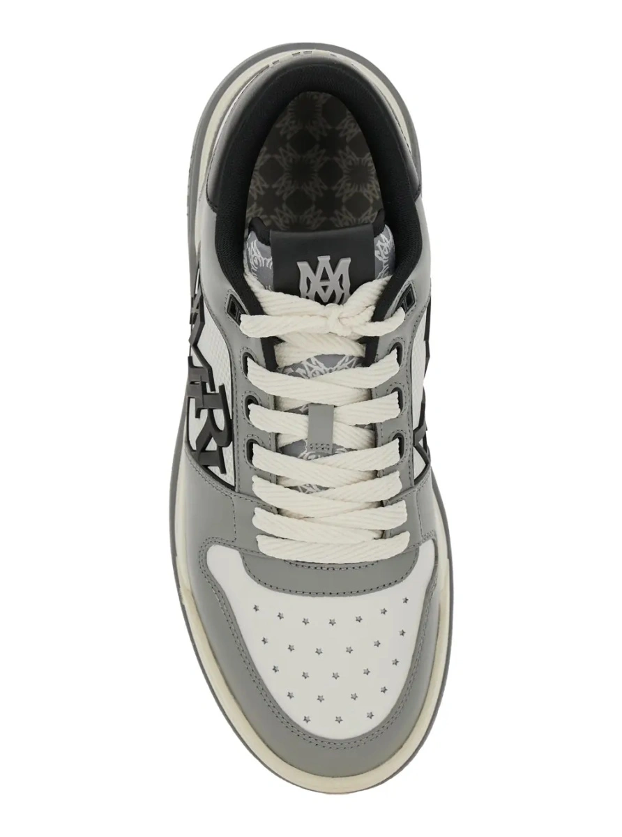 Sneakers AMIRI gri din piele - Img 4