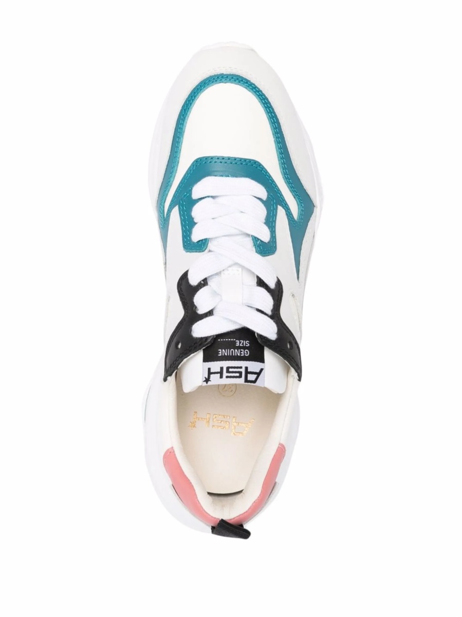 Sneakers ASH albi din piele - Img 4