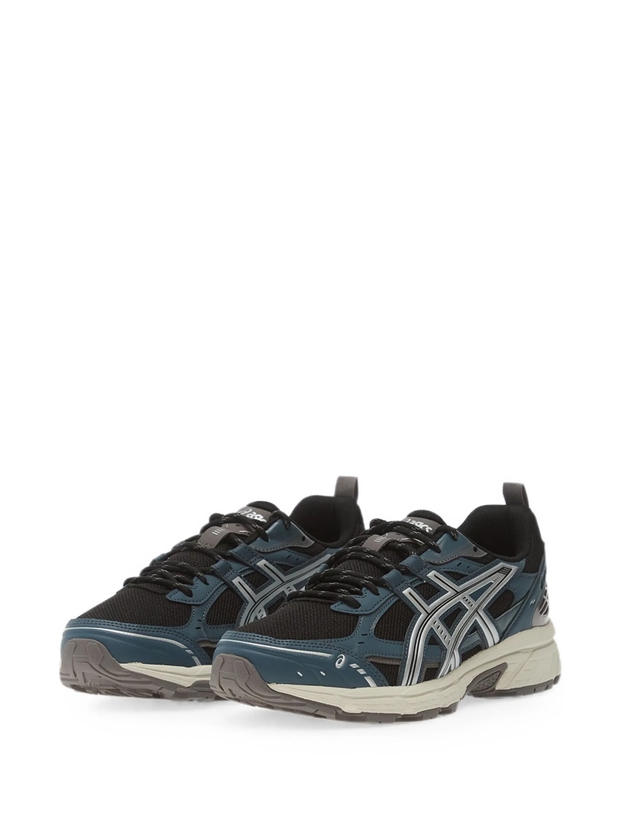 Sneakers ASICS albastri din piele eco si plasa - Img 2