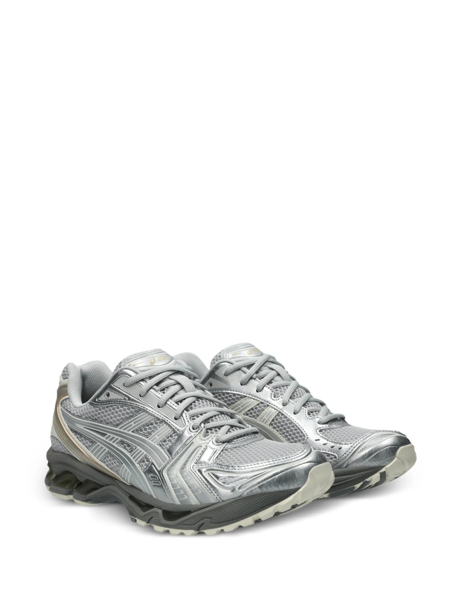 Sneakers ASICS gri din piele eco - Img 2