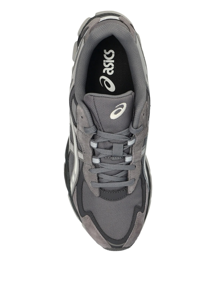 Sneakers ASICS gri din piele intoarsa - Img 3