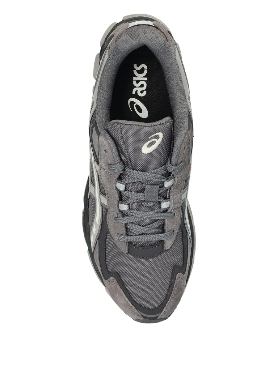 Sneakers ASICS gri din piele intoarsa - Img 3