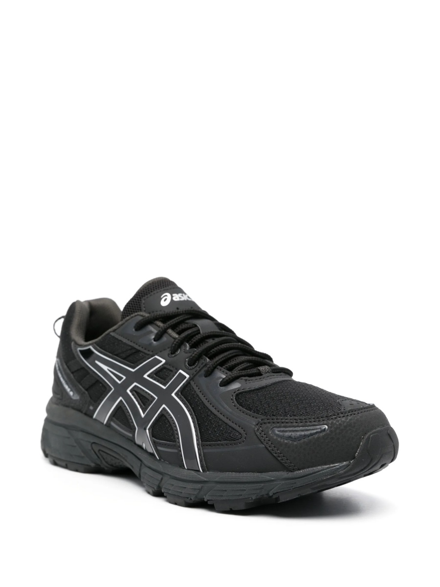 Sneakers ASICS negri din material textil si cauciuc - Img 2