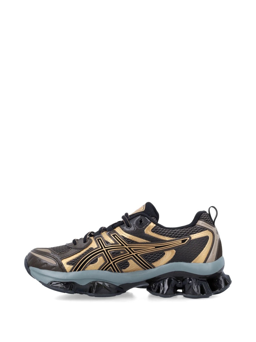 Sneakers ASICS negri din plasa si piele eco - Img 4