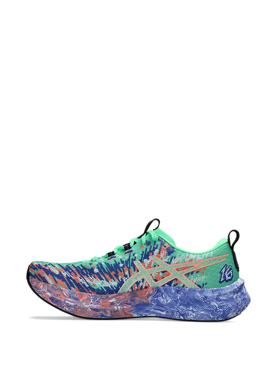Sneakers ASICS verzi din material textil - Img 5