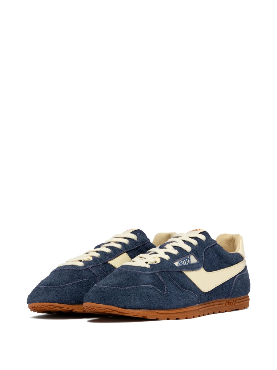 Sneakers AUTRY albastri din piele si nylon - Img 2