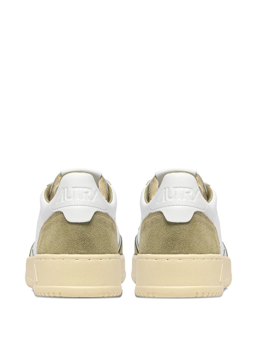 Sneakers AUTRY albi din piele intoarsa si piele - Img 3