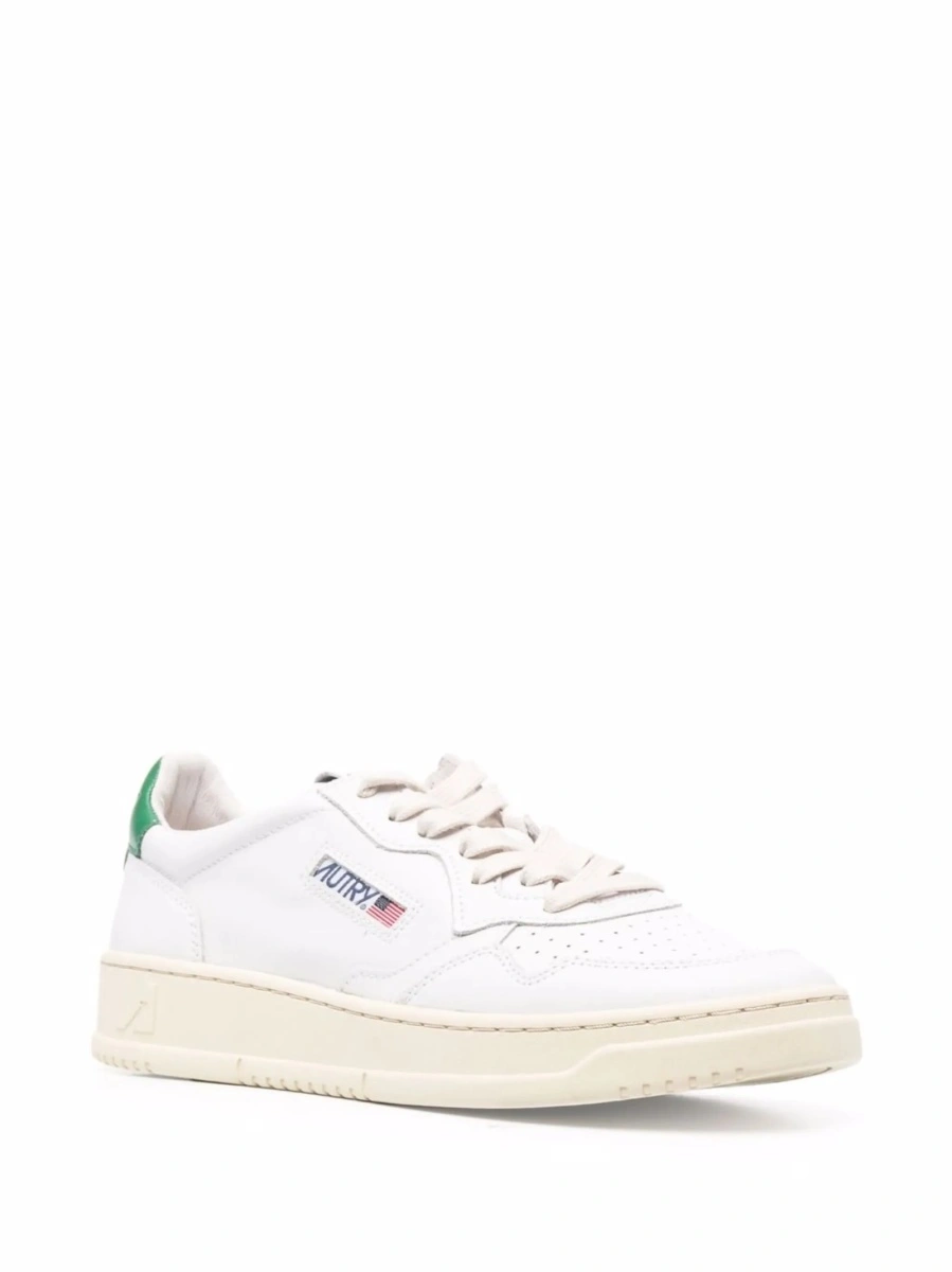 Sneakers AUTRY albi din piele - Img 2
