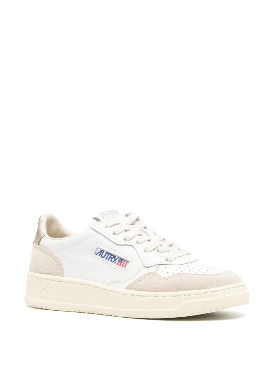 Sneakers AUTRY albi din piele - Img 2