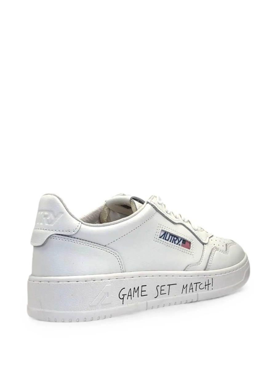 Sneakers AUTRY albi din piele - Img 4