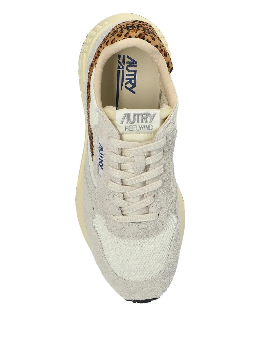 Sneakers AUTRY gri din nylon si piele - Img 4