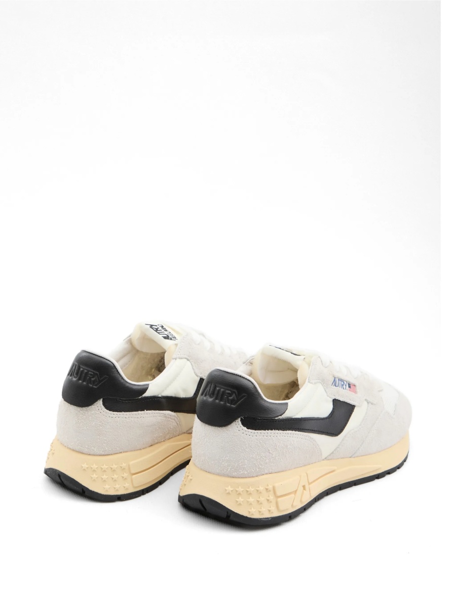 Sneakers AUTRY gri din piele si nylon - Img 3
