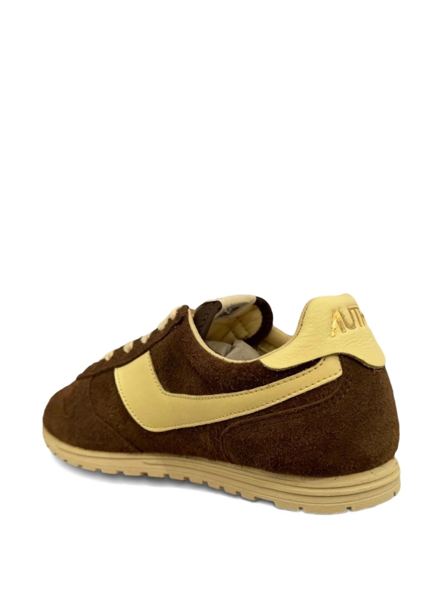 Sneakers AUTRY maro din piele intoarsa si piele - Img 3