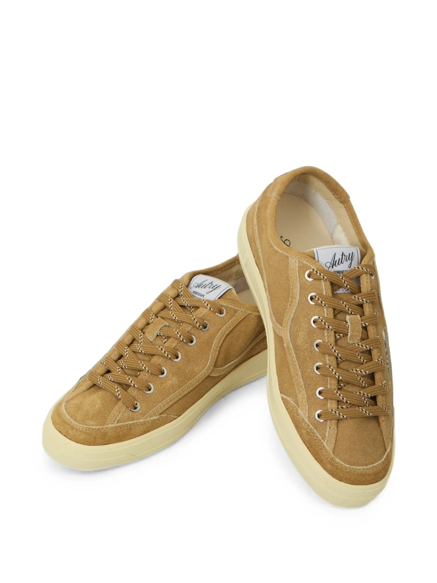 Sneakers AUTRY maro din piele intoarsa - Img 4