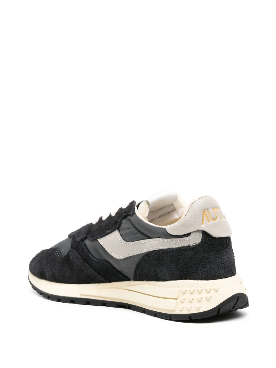 Sneakers AUTRY negri din nylon si piele intoarsa - Img 3